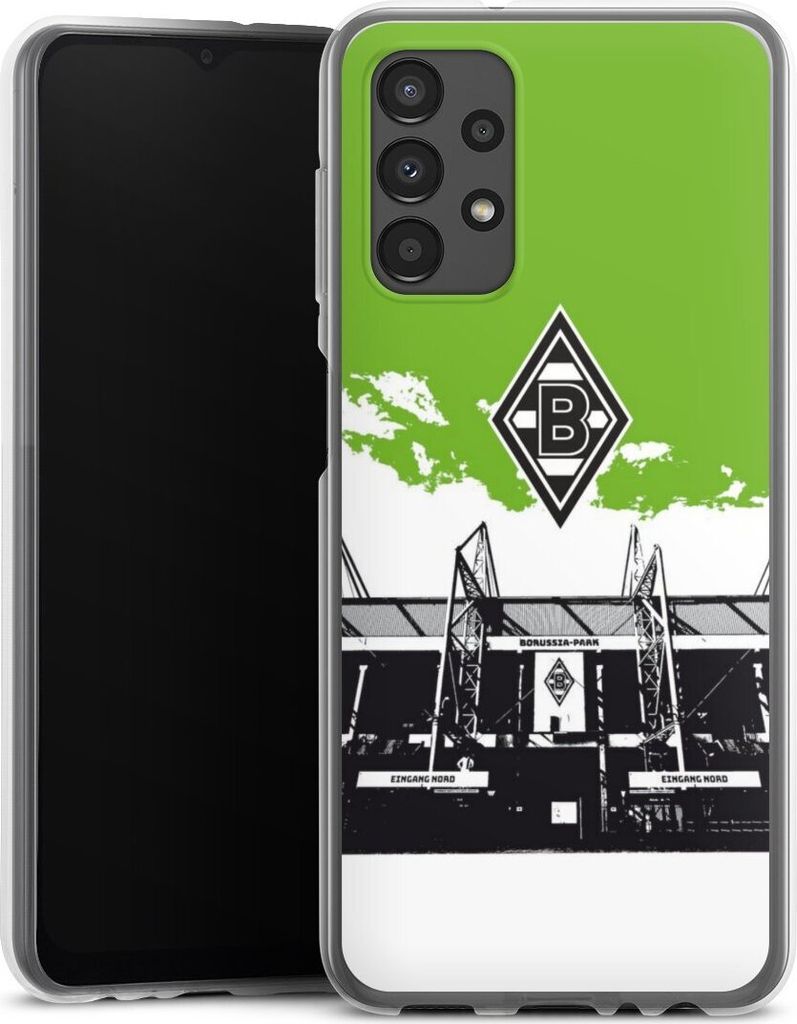 DeinDesign Handyhülle für Samsung Galaxy A13 4G Silikon Hülle Case Smartphone Schutzhülle Borussia Mönchengladbach Fanartikel Stadion