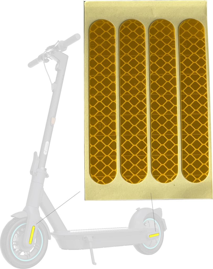 Reflektorstreifen für Ninebot MAX G30 G30D G30D2 G30LD Produktbild 