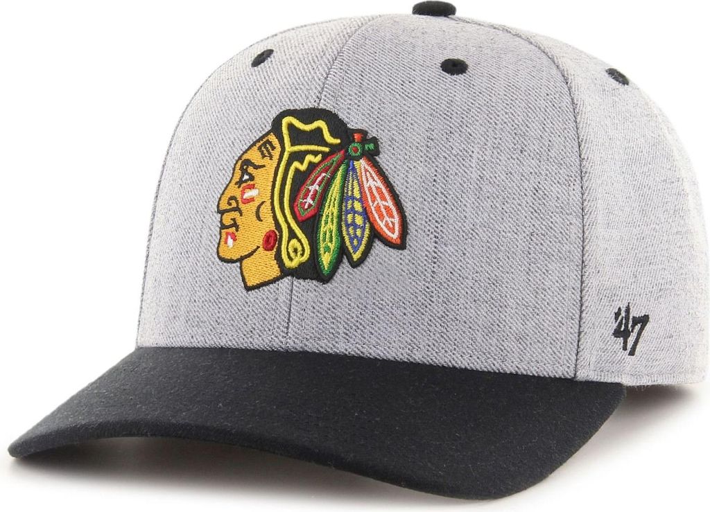 '47 Brand Cap NHL Chicago Blackhawks Storm Cloud TT 47 MVP DP Charcoal