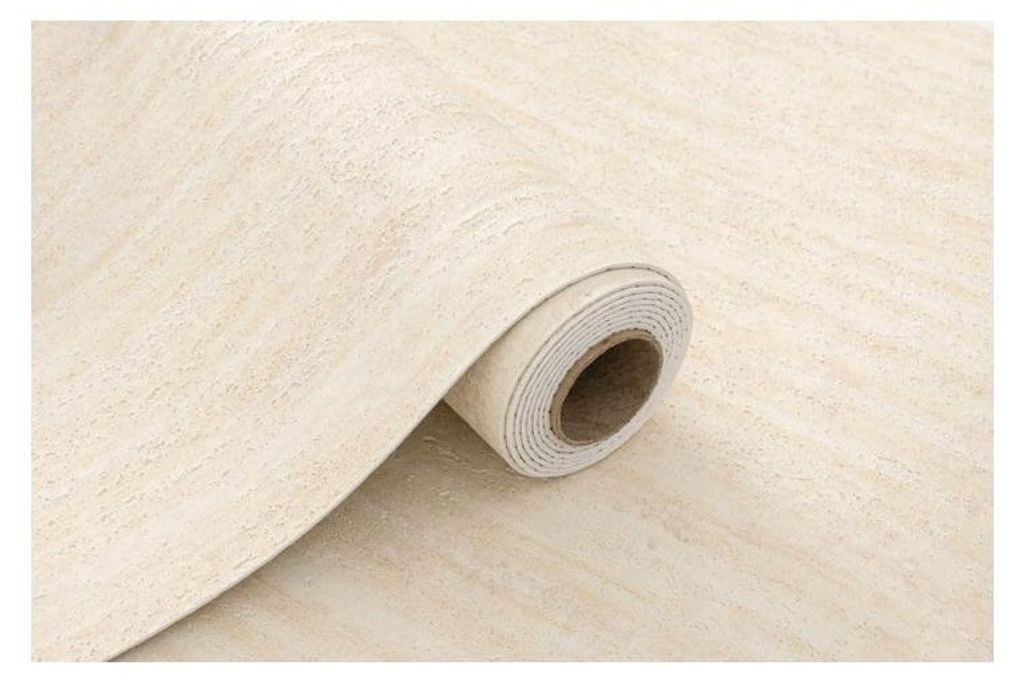 Pannelli murali autoadesivi in PVC effetto cemento, beige Immagine del prodotto 