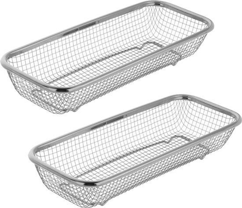 Babymessbeutel - Set aus 2 Edelstahl Aufbewahrungsbeuteln