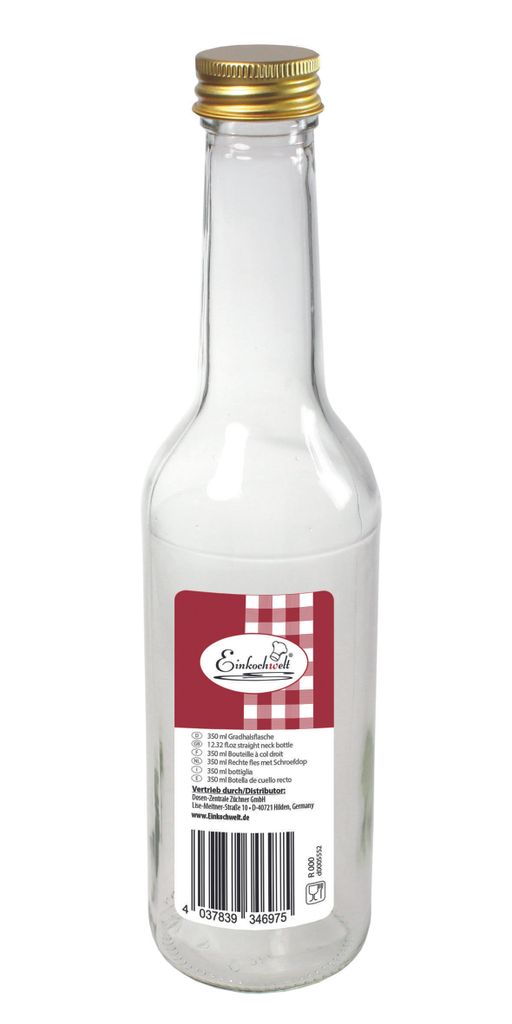 DOSEN-ZENTRALE Gradhalsflasche "Einkochwelt" – 12er Produktbild 