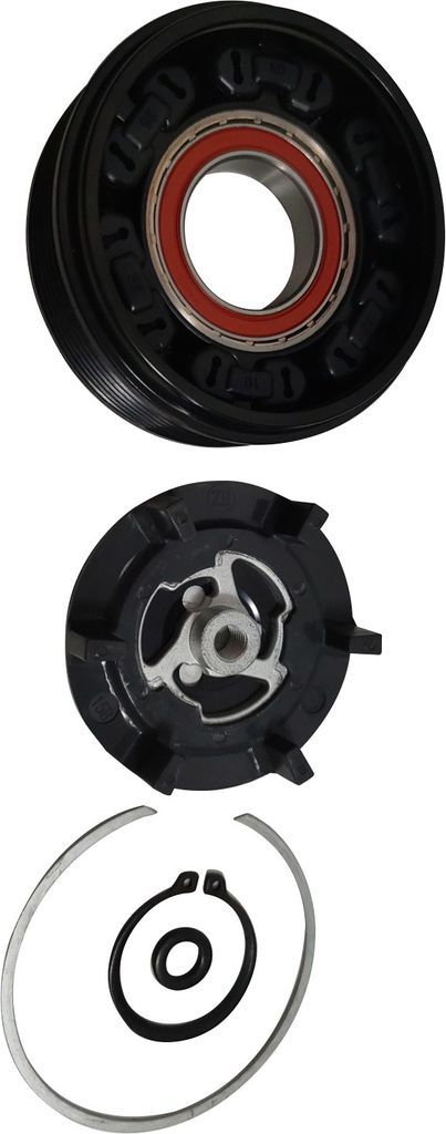 Klimakompressor Magnetkupplung Riemenscheibe Magnetspule For BMW 1 E81 E87 3 E90