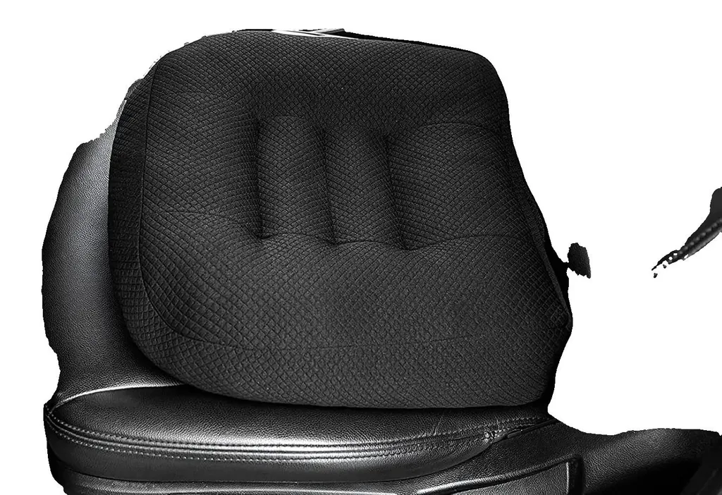 Coussin d'assise ergonomique noir - Soulagement pression coccyx et dos