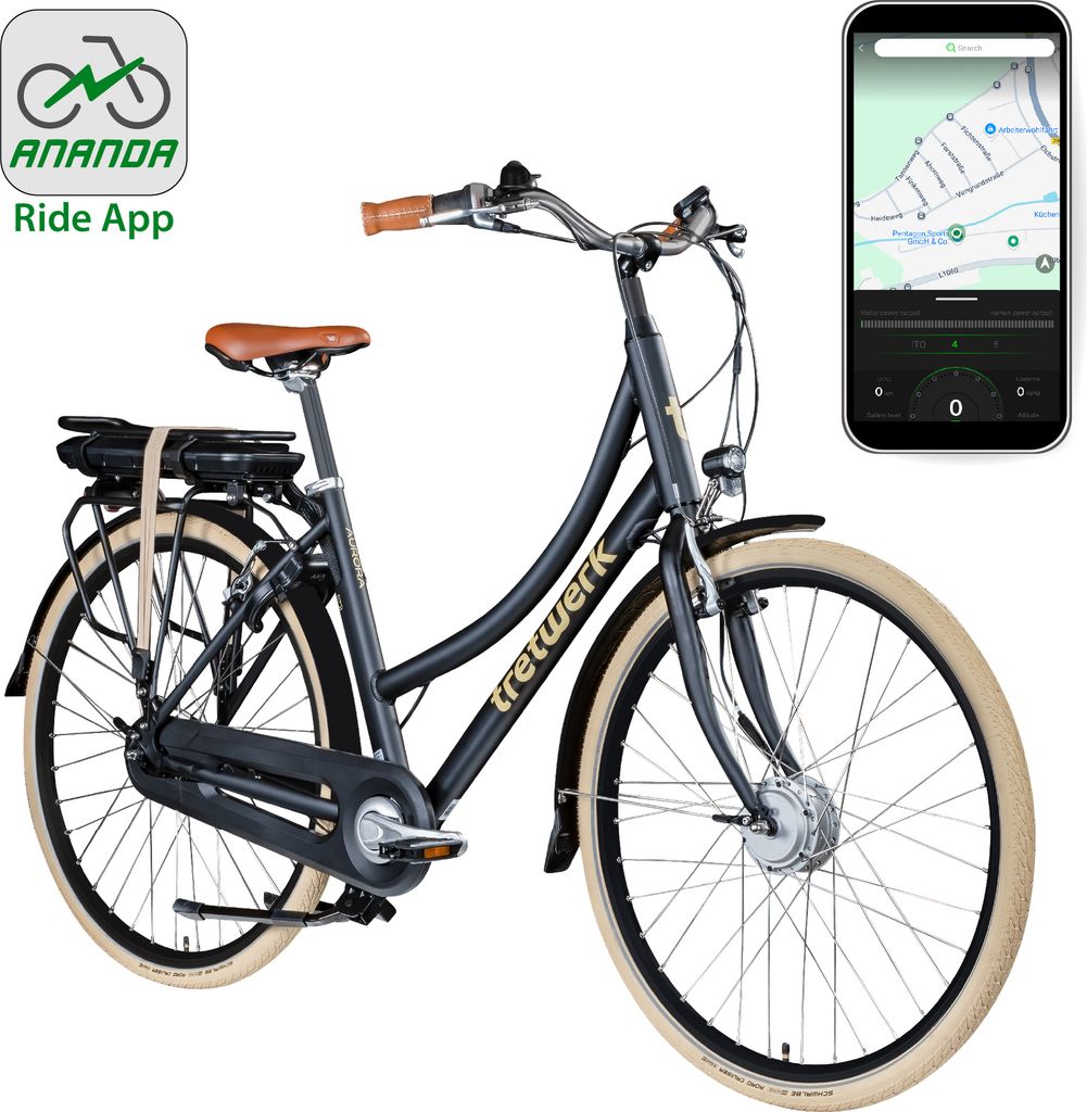 Tretwerk Aurora E Bike 28 Zoll Pedelec Damen Herren 155-185 Produktbild 