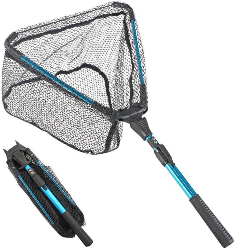 Kescher,Fishing Kescher Angeln,Teleskop Nylongewebe Produktbild 