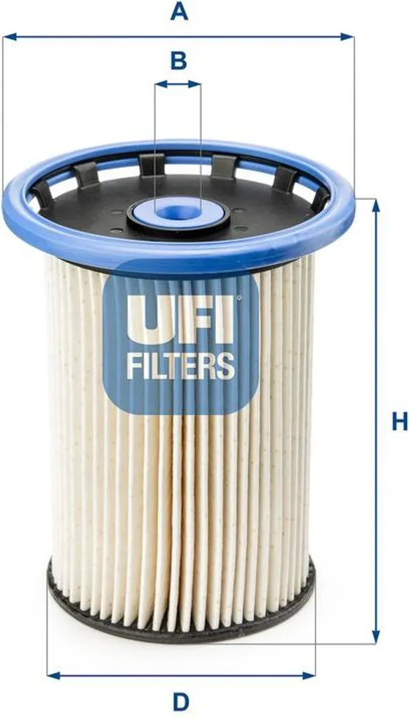 UFI 26.025.00 Filtre à Carburant OE 95811013400 pour Cayenne et Touareg