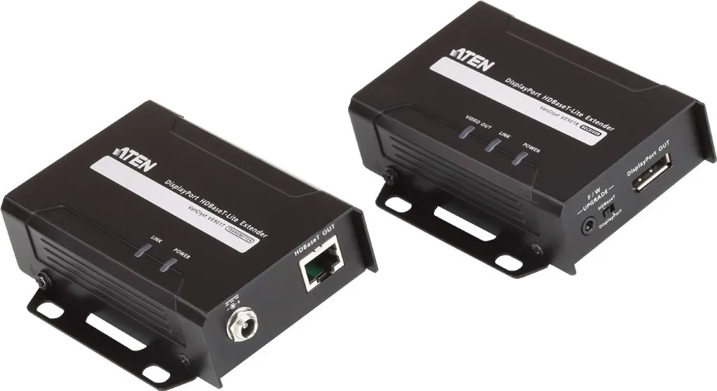 Prolongateur DisplayPort 4K HDBaseT ATEN VE801 pour Câble RJ45 Cat6 70m