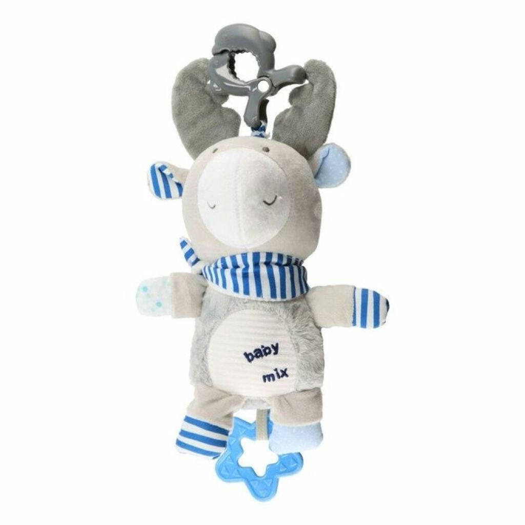 Baby Mix Los Plüschtier mit Spielzeugmaschine und Clip Produktbild 