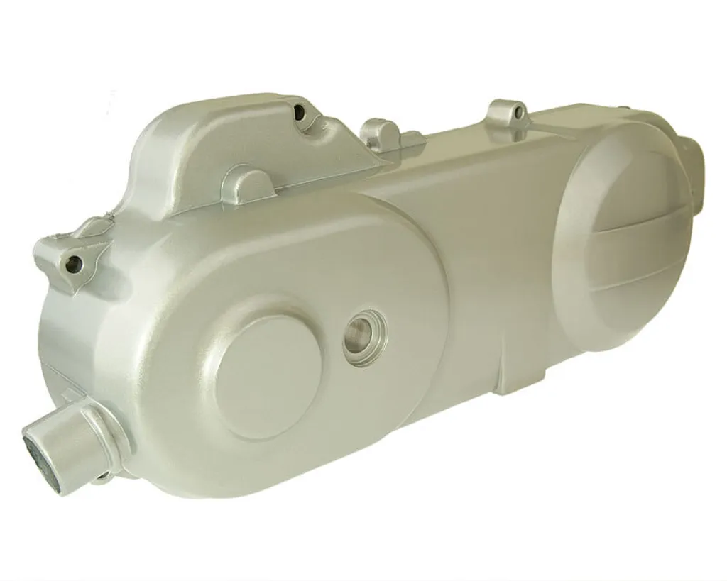 Carter de kick GY6 50cc pour moteur 139QMB avec courroie 729mm argent