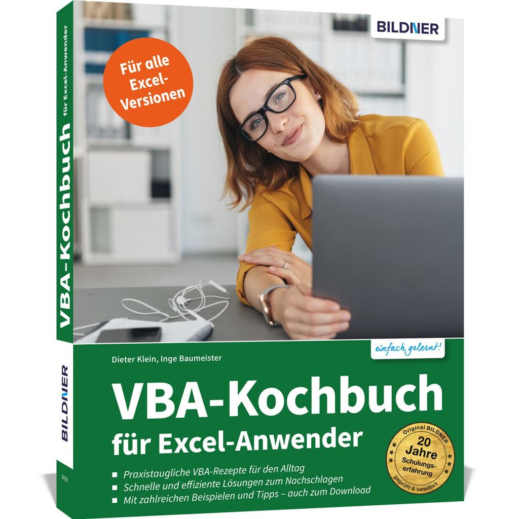 VBA-Kochbuch für Excel-Anwender (geeignet für alle Excel-Versionen)