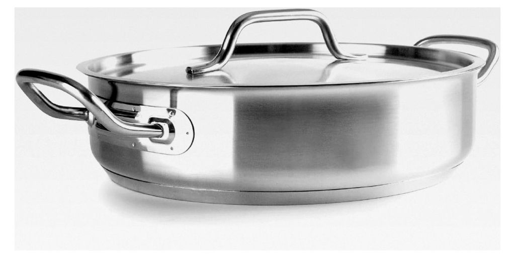 Kochtopf mit Deckel, Edelstahl, 32 cm, induktionsgeeignet