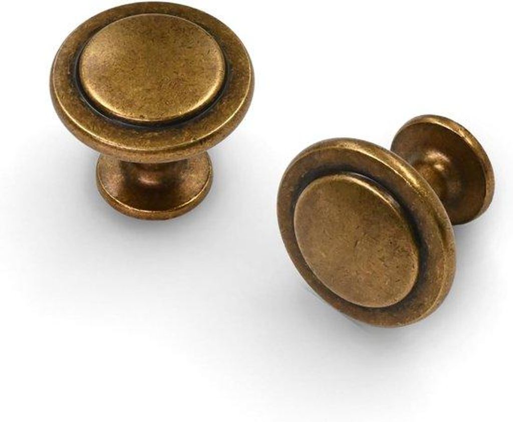 12-teiliges Vintage-Küchenhaken-Set aus Messing, geeignet für Schränke, Kleiderschränke, Schubladen und Schranktüren.