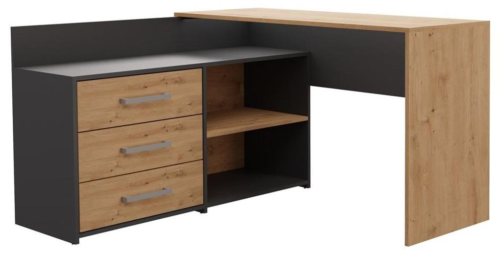 Topeshop DANY ANT/ART KPL, Ecke, L-Form, Partikelbord, Produktbild 