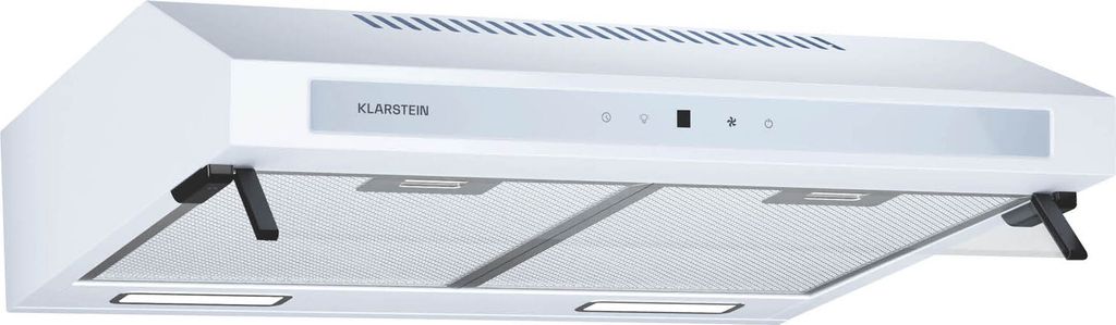 Klarstein Purista Force Unterbaudunstabzugshaube, 60 cm Unterbauhaube mit LED-Touchpanel, 400 m³/h Luftleistung, Duale Motortechnologie, C, LED-Be...