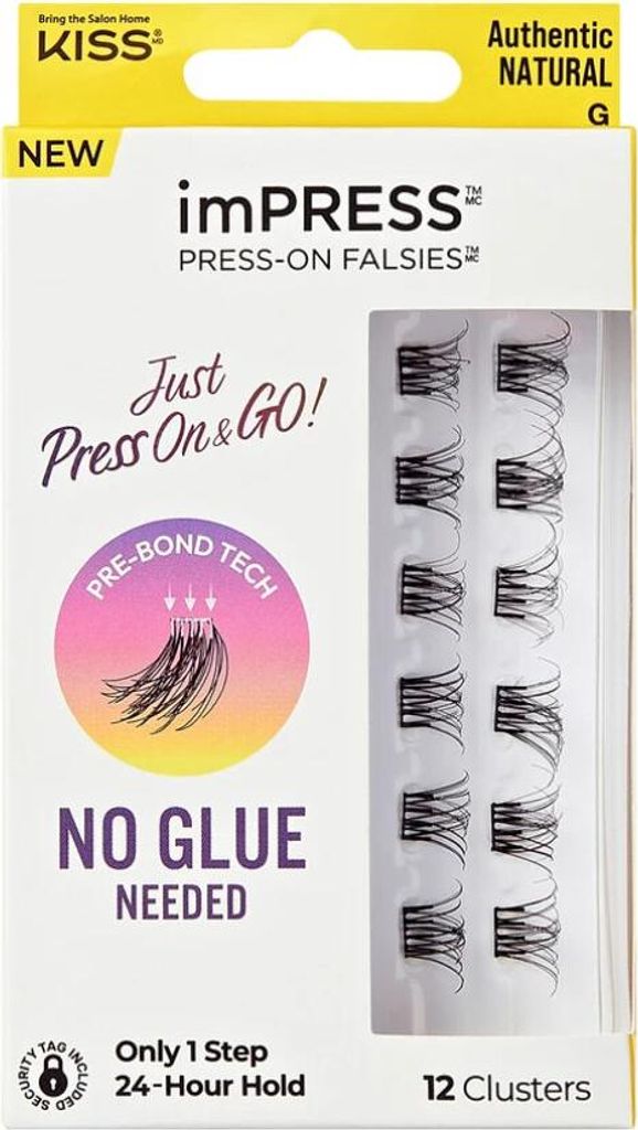 KISS Künstliche Wimpern imPRESS Press On Falsies Authentic Produktbild 