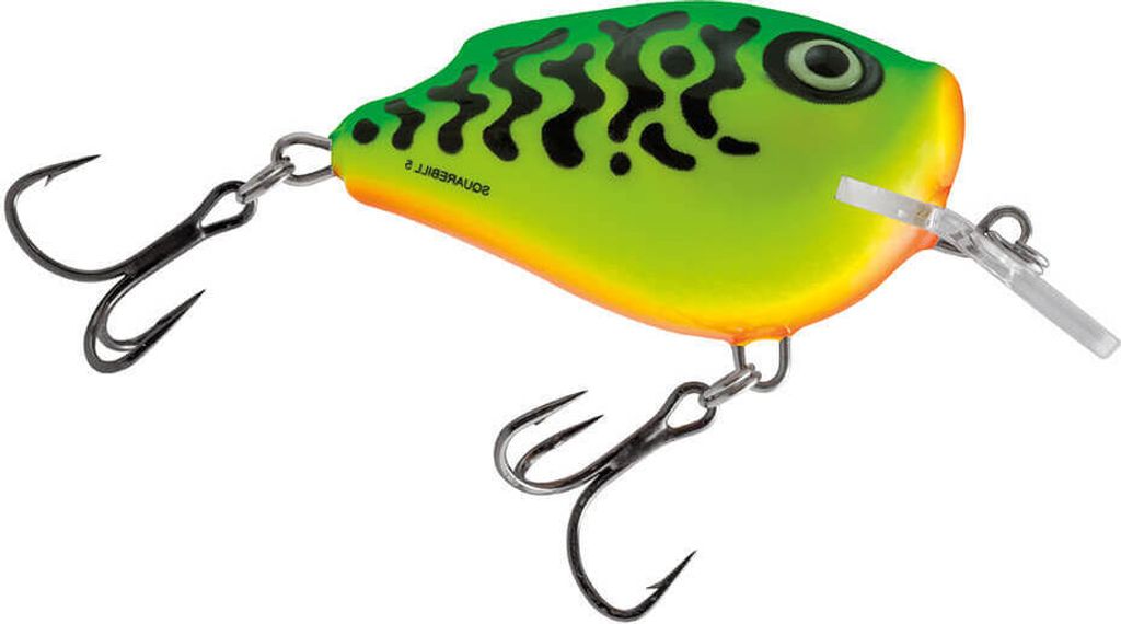 Salmo Squarebill floating 5cm - Wobbler, Salmo Farben:Green Tiger