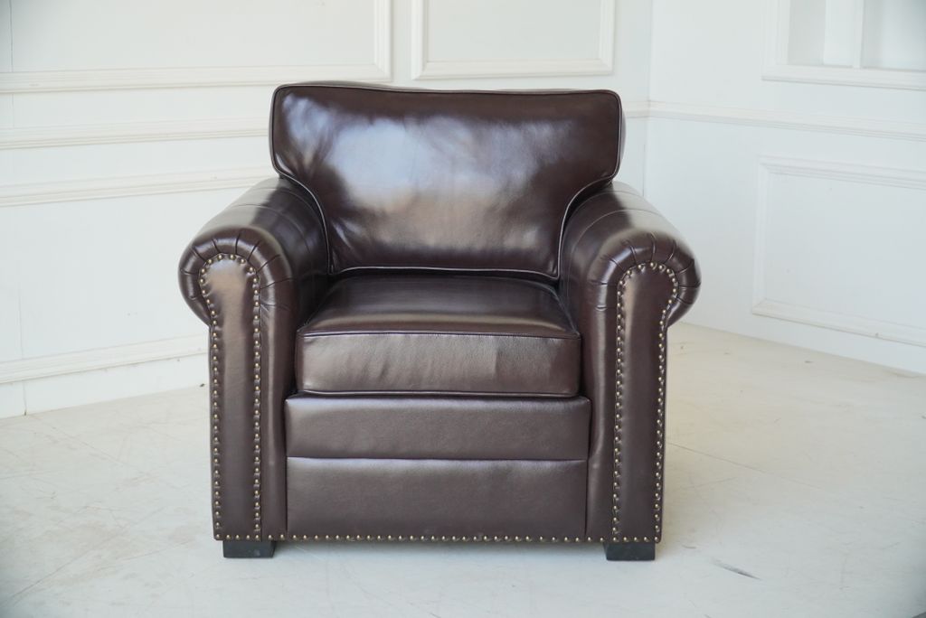 Design Sessel Leder Luxus Fernseh Couch 1 Sitzer Sofa Relax Polster Lounge Neu