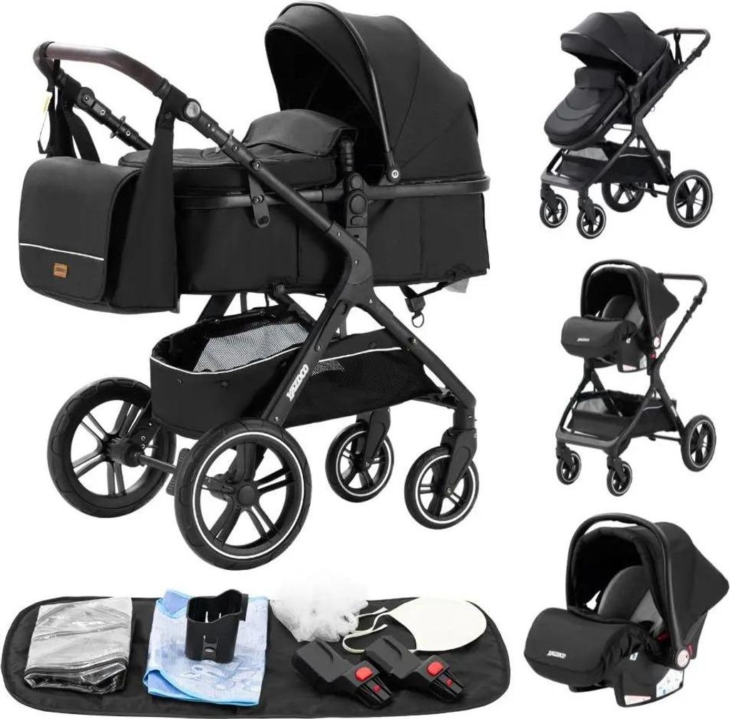 Babywagen, 3-in-1 Design, Leichter Aluminiumrahmen, X1 Produktbild 