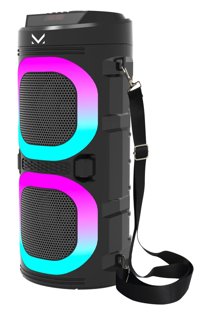 Enceinte sans fil autonome Majestic Fire 9 de 20 W - Audio Nomade Noir