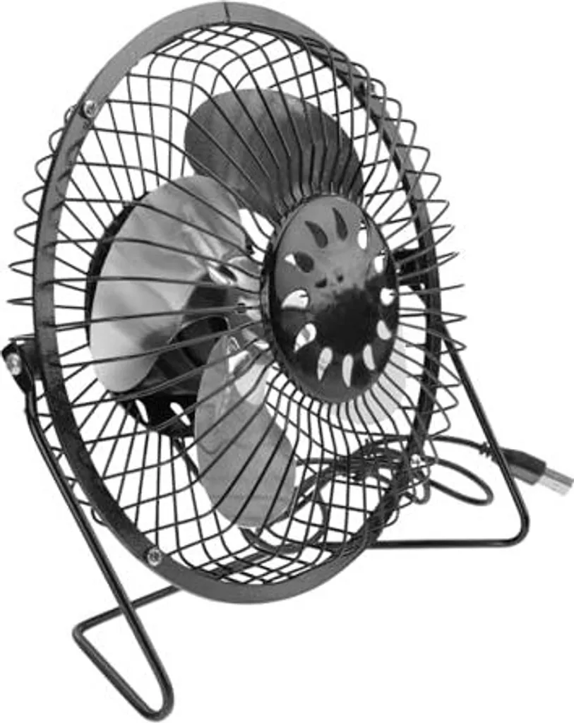 Mini Ventilatore Rotante 5V con Pannello Solare USB-C per Desktop