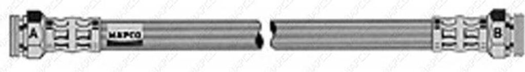 Bremsschlauch HA, FIAT CINQUECENTO (170),SEICENTO (187)