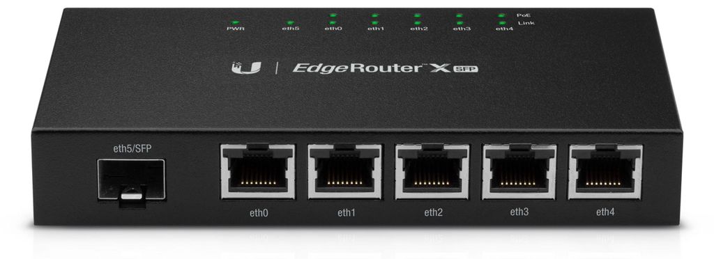 Ubiquiti EdgeRouter X SFP, Ethernet-WAN, Gigabit Ethernet, Produktbild 