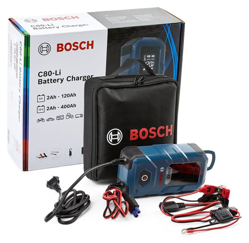 BOSCH C80-Li Autobatterie Ladegerät Batterieladegerät 14,7V Produktbild 