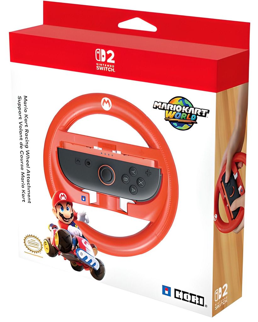 Hori NSX-052E, Nintendo Switch, Nintendo Switch 2, Rennrad, Blau, Rot, Schelle, Nintendo, China