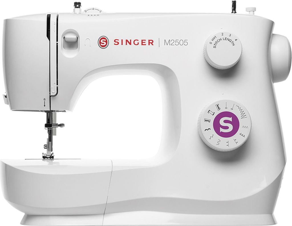 SINGER M2505, Weiß, Halbautomatische Nähmaschine, Nähen, 4 Produktbild 