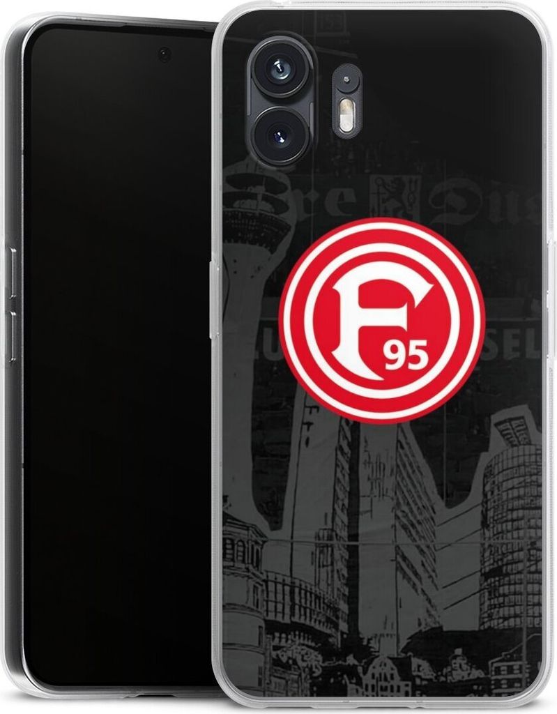DeinDesign Handyhülle für Nothing Phone 2 Silikon Hülle Case Smartphone Schutzhülle Fortuna Düsseldorf Logo Offizielles Lizenzprodukt