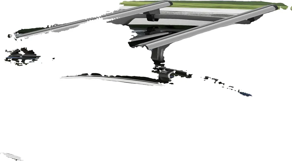 Barres de toit universelles 123cm charge 75kg pour rails à fente