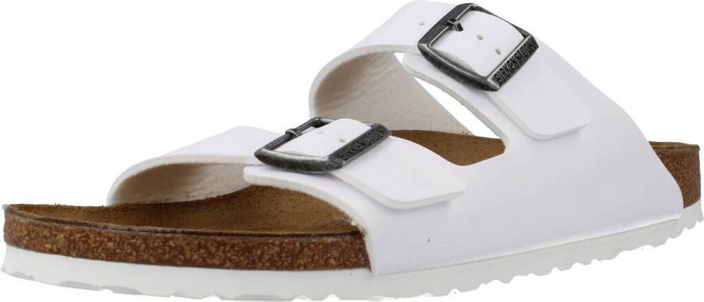 Birkenstock Klassische Pantoletten Arizona BF White Damen 31353437313435 Weiß 43 EU