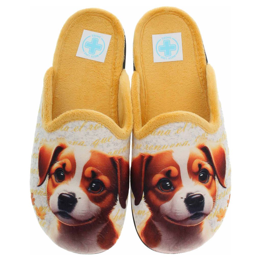 Damen Hausschuhe Medi Line 1146-024 amarillo 40