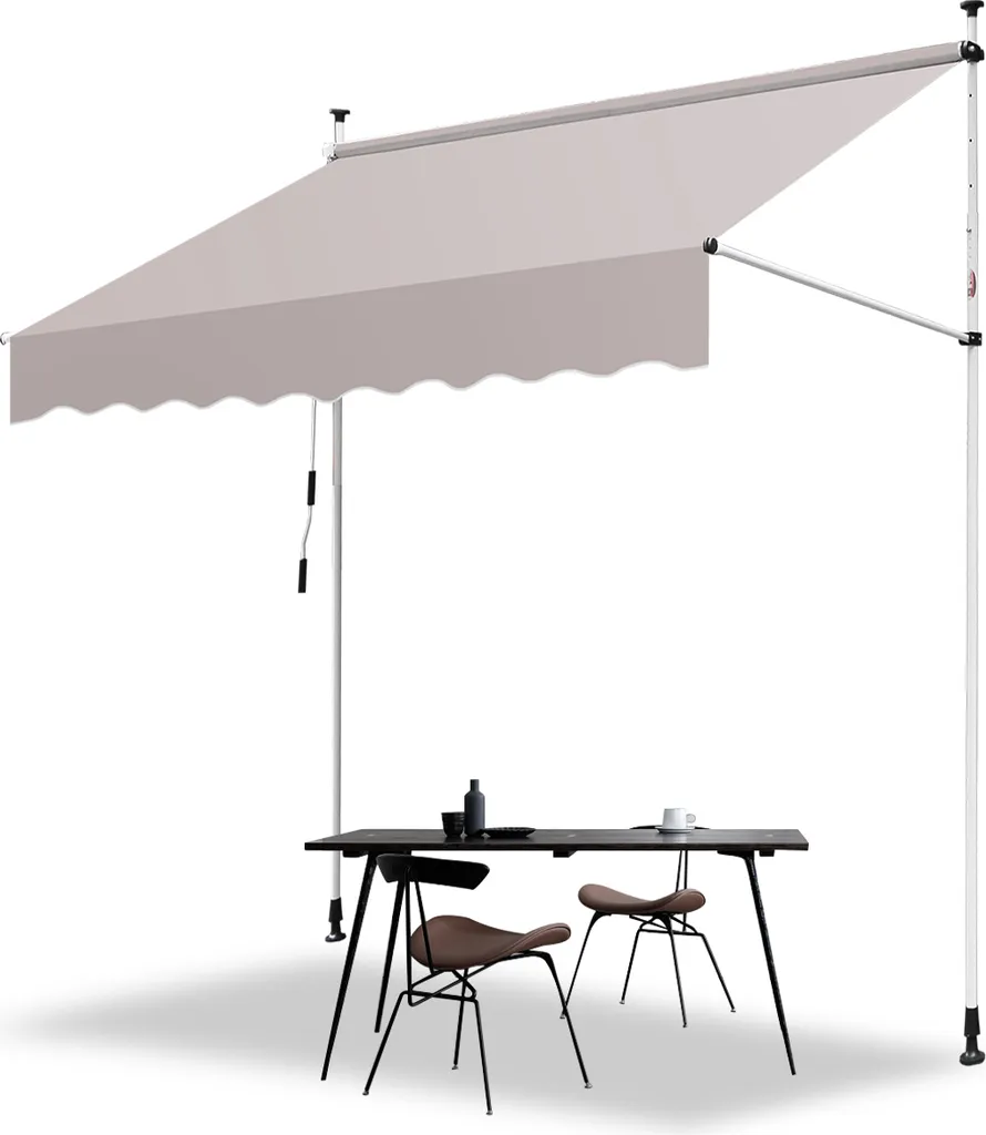 Tenda Balcone Aopunly 400 cm Beige - Ombra Fresca e Asciutta