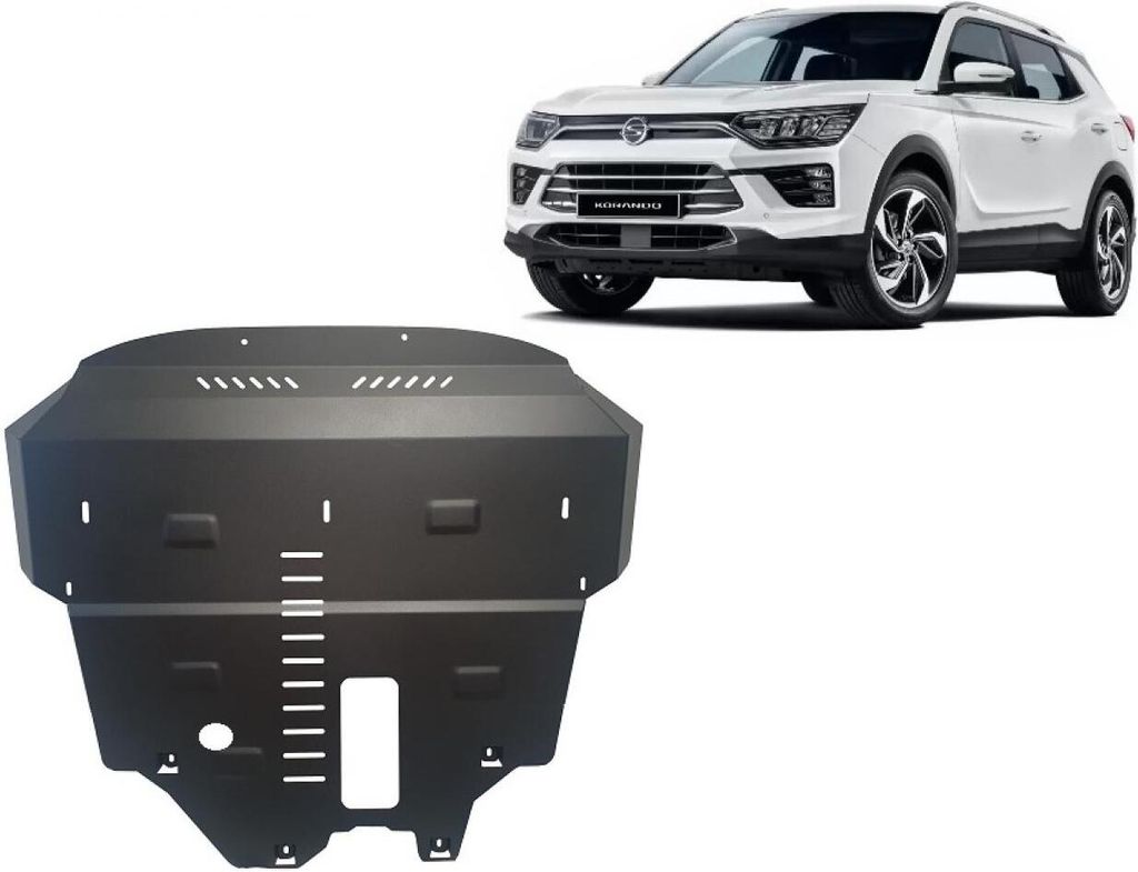 Ocelový kryt podvozku pro kovový motor pro SsangYong Obrázek produktu 