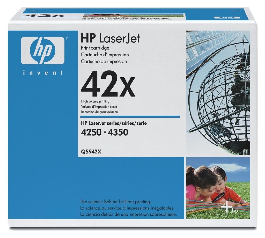 HP 42X High Yield Black Original LaserJet Toner Cartridge - Immagine del prodotto 