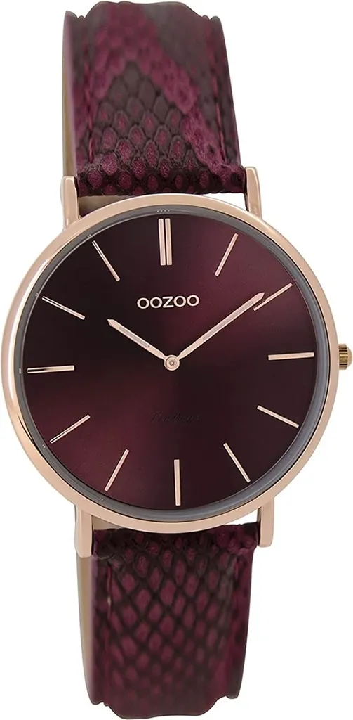 Montre Femme Oozoo Vintage Violette : Alliez Confort et Style Rétro Chic