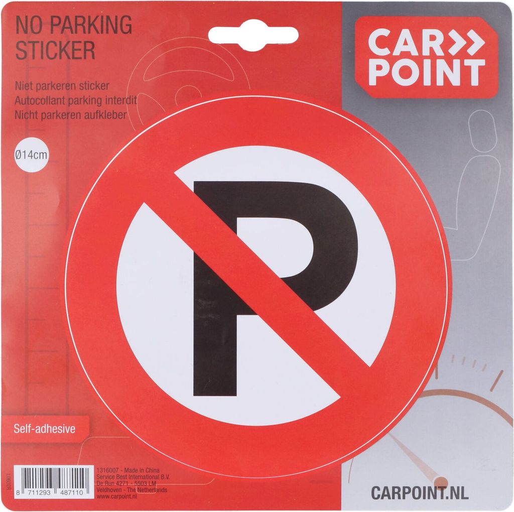 Carpoint Aufkleber Nicht Parken