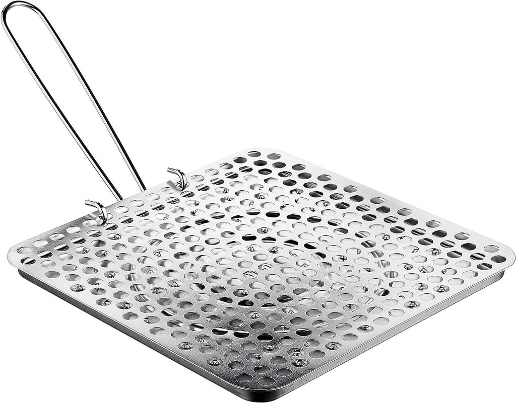 Ibili Toaster für Gasherd verzinntes Eisen 20 x 20 cm
