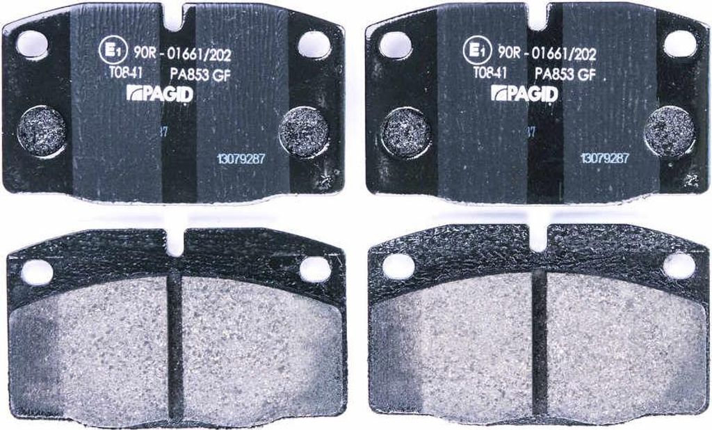 Bremsbelagsatz ohne Verschleißwarnung 15,4 mm HELLA für u.a. OPEL KADETT