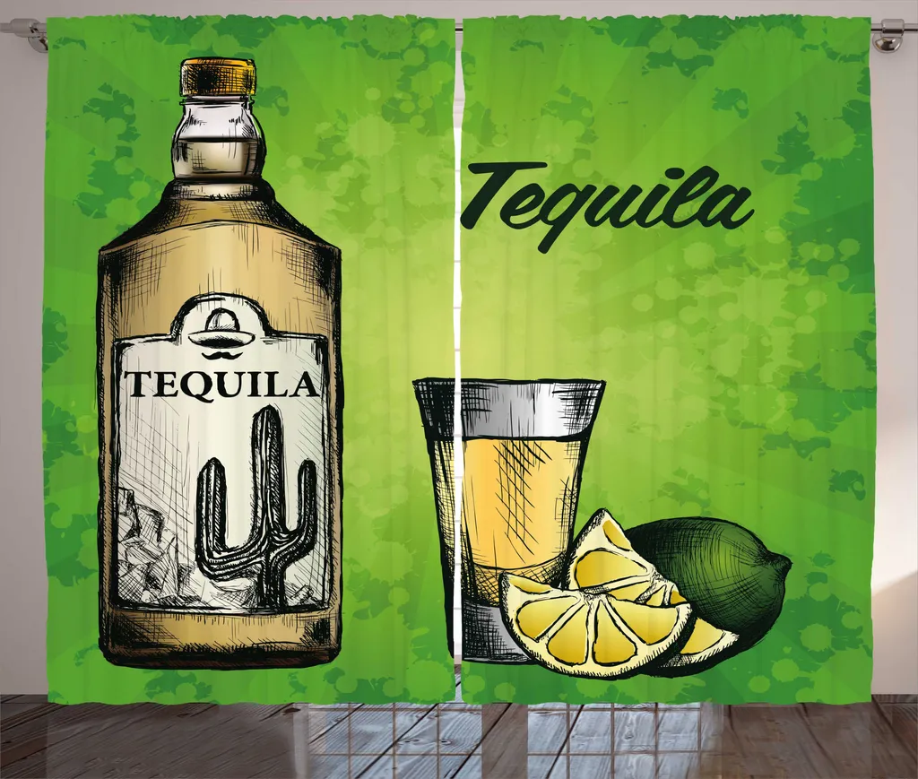 Tenda Soggiorno ABAKUHAUS Tequila e Lime Rustica 280x175 cm