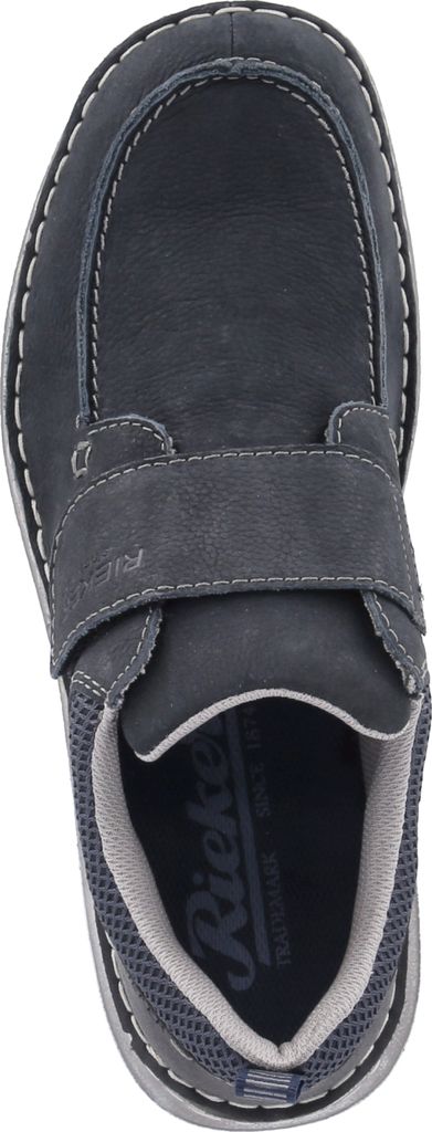 Rieker Slipper - Blau Veloursleder Größe: 41 Normal Produktbild 20