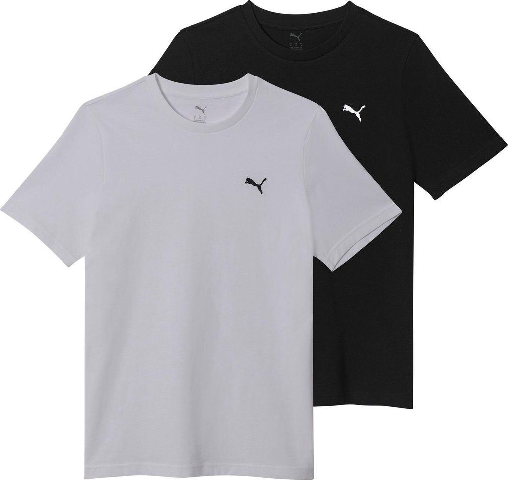Puma Ess Logo Tee Multipack M, Größe:L