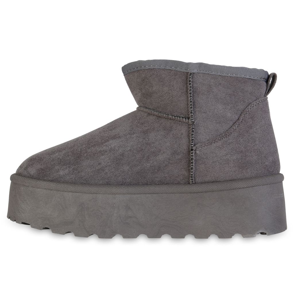 VAN HILL Damen Warm Gefütterte Winter Boots Stiefeletten Produktbild 2