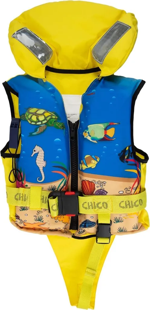 Lalizas CHICO Gilet 100 Newtons Enfant 30-40kg avec Col et Sifflet Pro