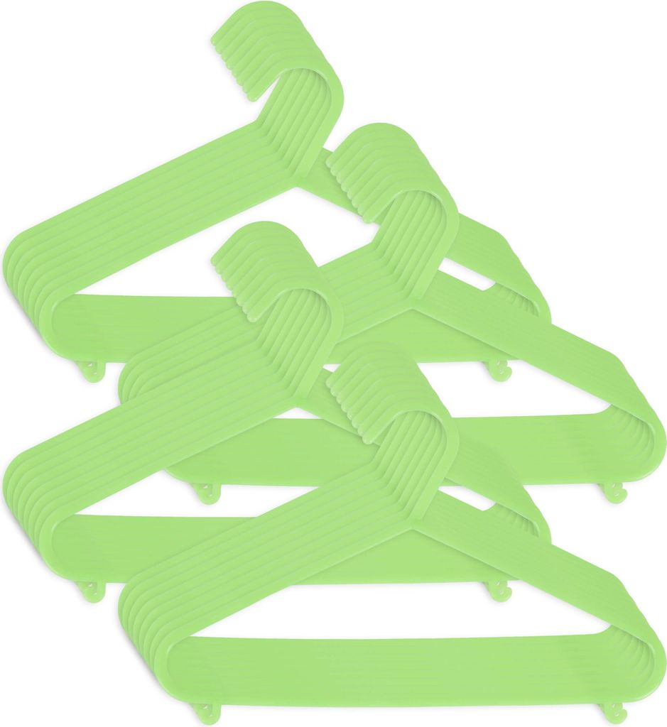Bieco Kleiderbügel Kinder 32 St. Grün | Länge ca 30 cm | Baby Kleiderbügel | Kunststoff Kleiderbügel Kinder Baby | Baby Organiser Für Kleider...