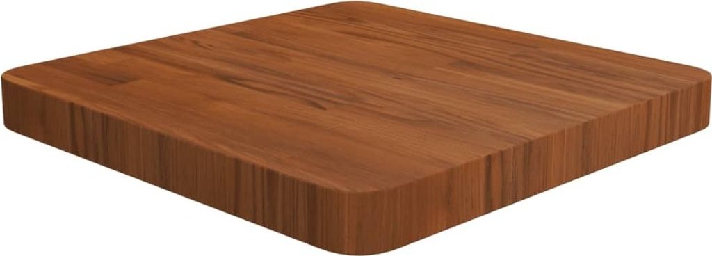 "2026 Aktion"Tischplatte - elegantes Design - Schreibtischplatte - Quadratisch Dunkelbraun 40x40x4cm Behandelte Eiche NEU319457 - Tischplatten