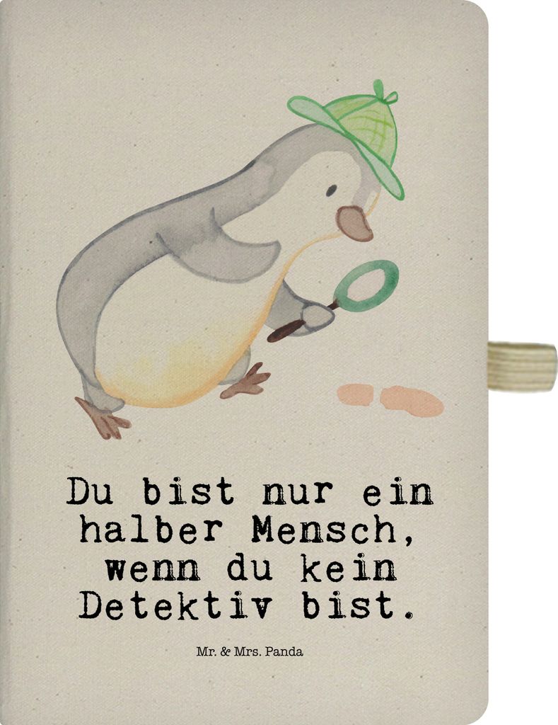 Mr. & Mrs. Panda kariertes notizbuch Detektiv Herz - Produktbild 