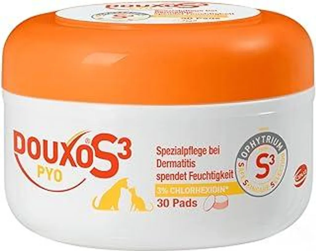 Salviette Cotone DOUXO S3 PYO 30pz: Igiene Professionale Cani e Gatti